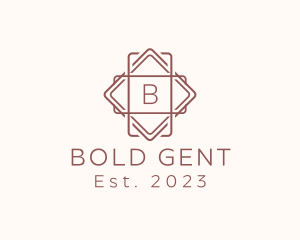 Geometric Interior Design logo design