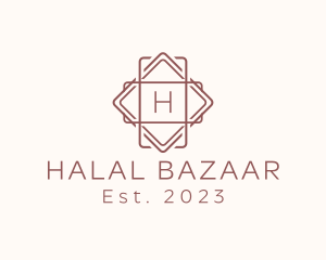 Geometric Interior Design logo design