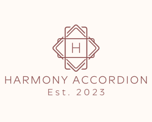 Geometric Interior Design logo design