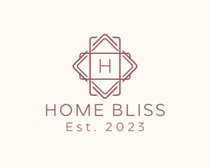 Geometric Interior Design logo design