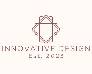 Geometric Interior Design logo design