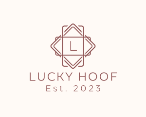 Geometric Interior Design logo design