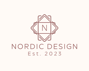 Geometric Interior Design logo design