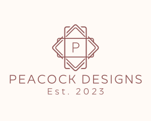 Geometric Interior Design logo design