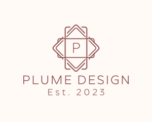 Geometric Interior Design logo design