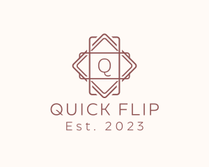 Geometric Interior Design logo design