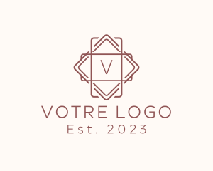 Geometric Interior Design logo design