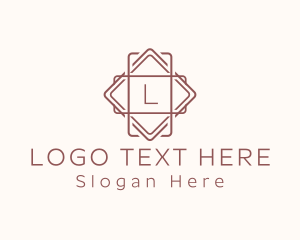 Geometric Interior Design Logo