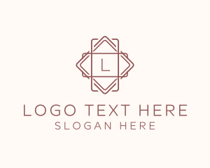 Geometric Interior Design logo design