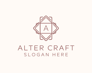 Geometric Interior Design logo design