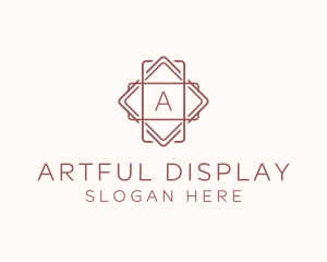 Geometric Interior Design logo design