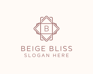 Geometric Interior Design logo design