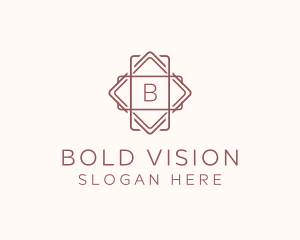 Geometric Interior Design logo design