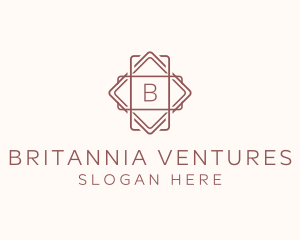 Geometric Interior Design logo design