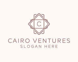 Geometric Interior Design logo design