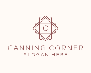 Geometric Interior Design logo design