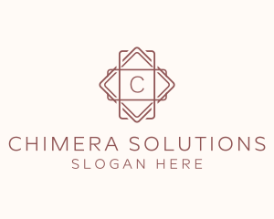 Geometric Interior Design logo design