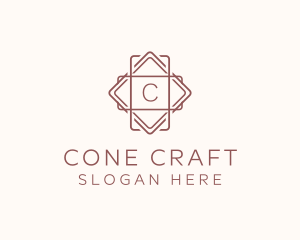 Geometric Interior Design logo design