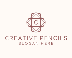 Geometric Interior Design logo design