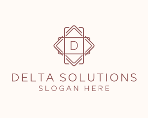 Geometric Interior Design logo design