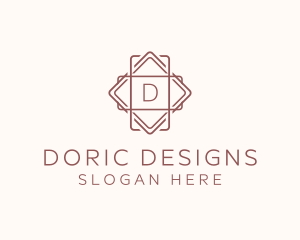 Geometric Interior Design logo design