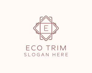 Geometric Interior Design logo design