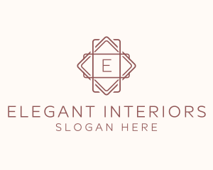 Geometric Interior Design logo design