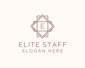 Geometric Interior Design logo design