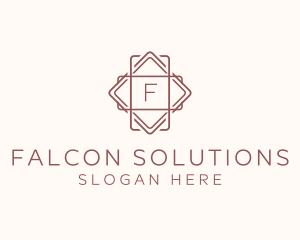 Geometric Interior Design logo design