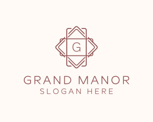 Geometric Interior Design logo design