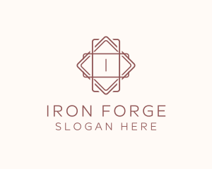 Geometric Interior Design logo design