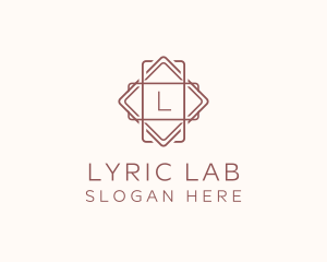 Geometric Interior Design logo design