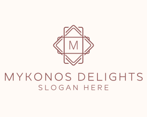 Geometric Interior Design logo design