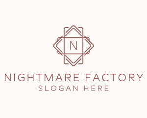 Geometric Interior Design logo design