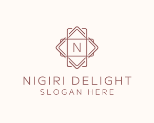 Geometric Interior Design logo design