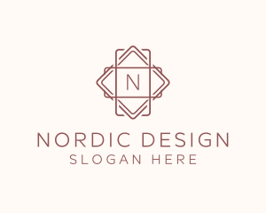 Geometric Interior Design logo design