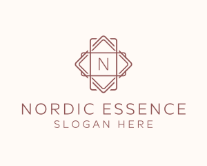 Geometric Interior Design logo design