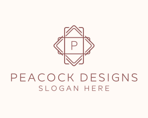 Geometric Interior Design logo design