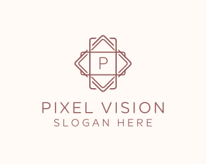 Geometric Interior Design logo design