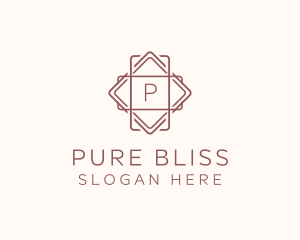 Geometric Interior Design logo design