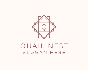 Geometric Interior Design logo design