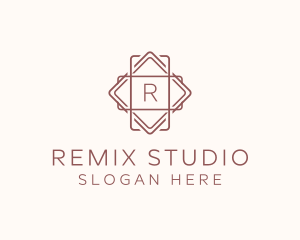 Geometric Interior Design logo design