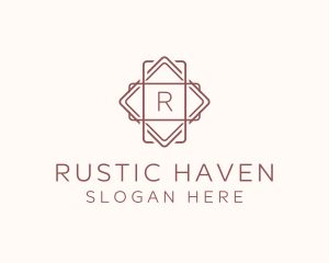 Geometric Interior Design logo design