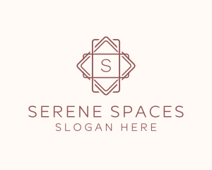 Geometric Interior Design logo design