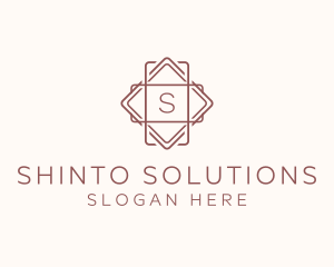 Geometric Interior Design logo design