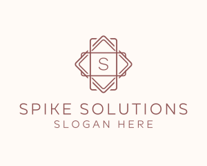 Geometric Interior Design logo design