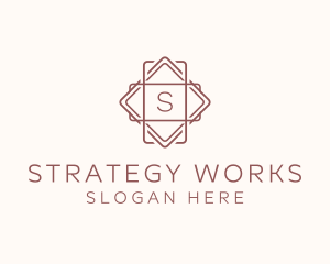 Geometric Interior Design logo design