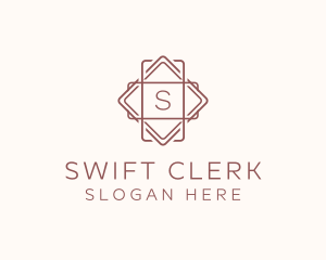 Geometric Interior Design logo design