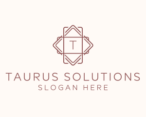 Geometric Interior Design logo design