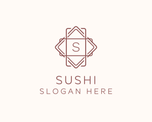 Geometric Interior Design logo design